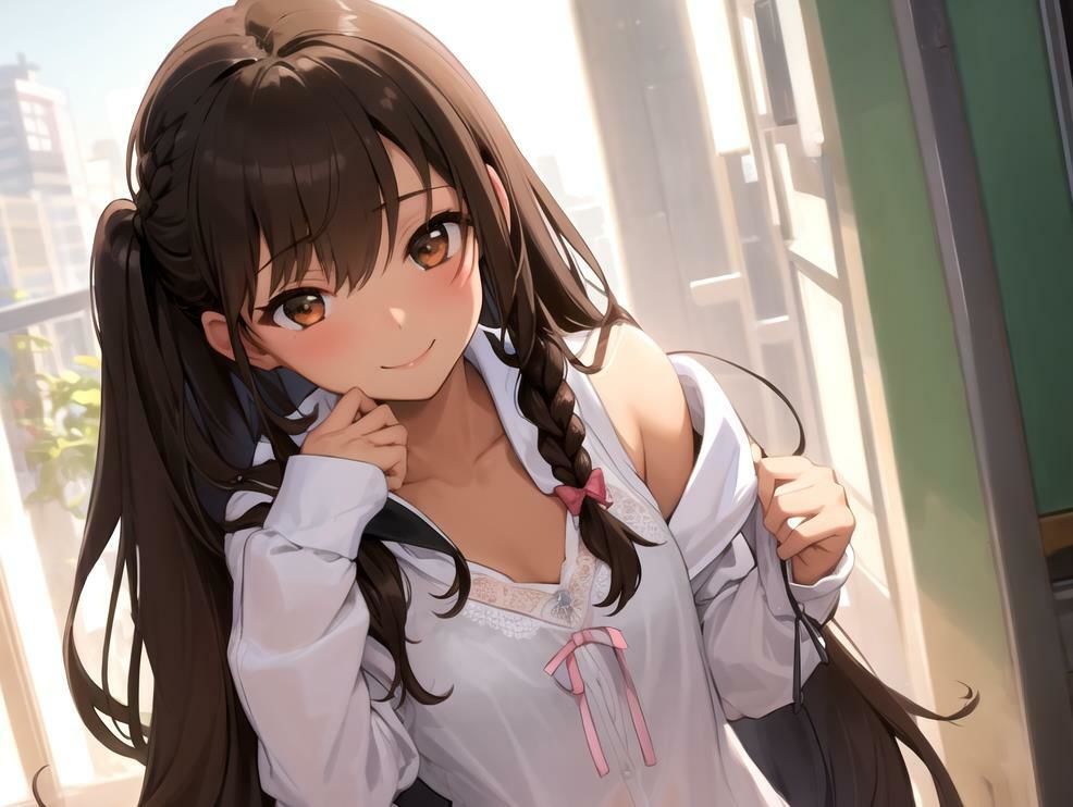 サンプル画像2:【はだかの幼馴染】 日常とは異なる風景が広がる教室 いつからこうなったんだろう・・ 君の湿ったYシャツが 色っぽいくて仕方がない  ＃16(美女の親指) [d_568636]