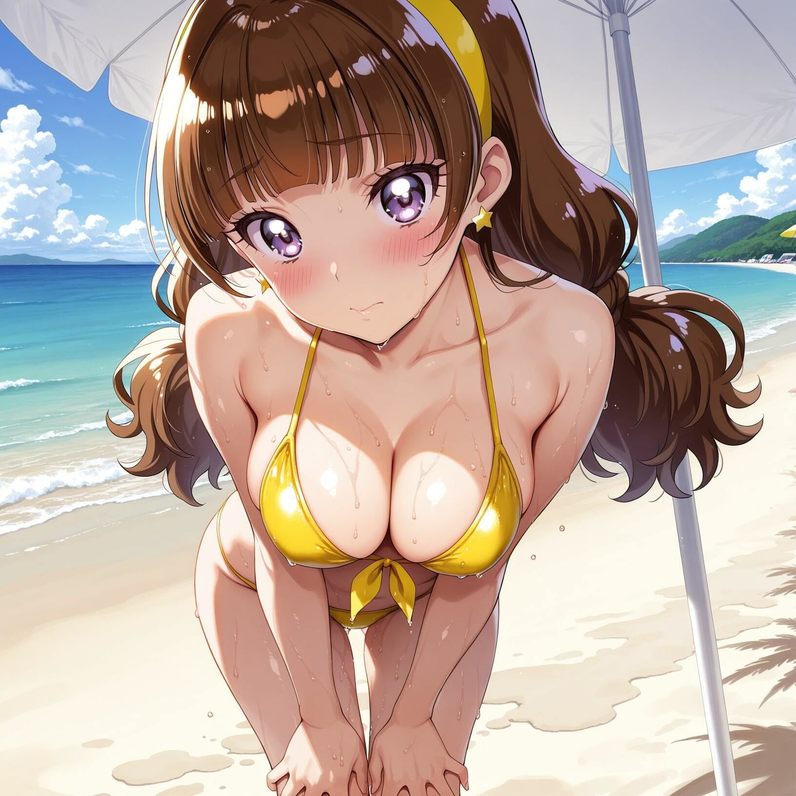 き〇らのビーチでナンパ墜ちエッチ 画像1