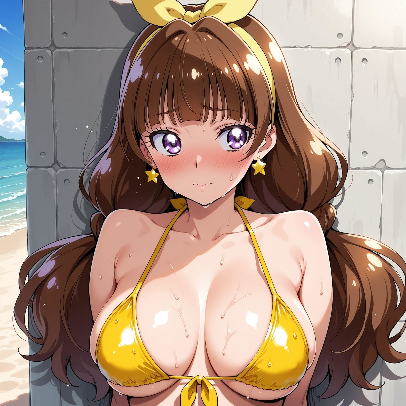 サンプル画像4:き〇らのビーチでナンパ墜ちエッチ(らんで) [d_568641]