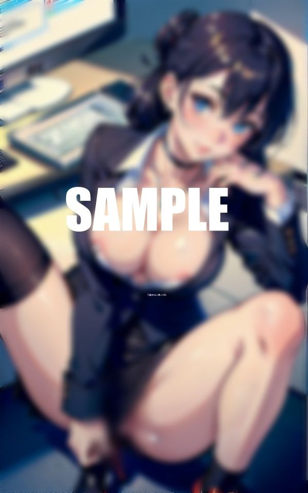 サンプル画像2:やりたがりの巨乳美女OLたちエロカワイイ彼女たちの誘惑(AI美女LABO.10) [d_568679]