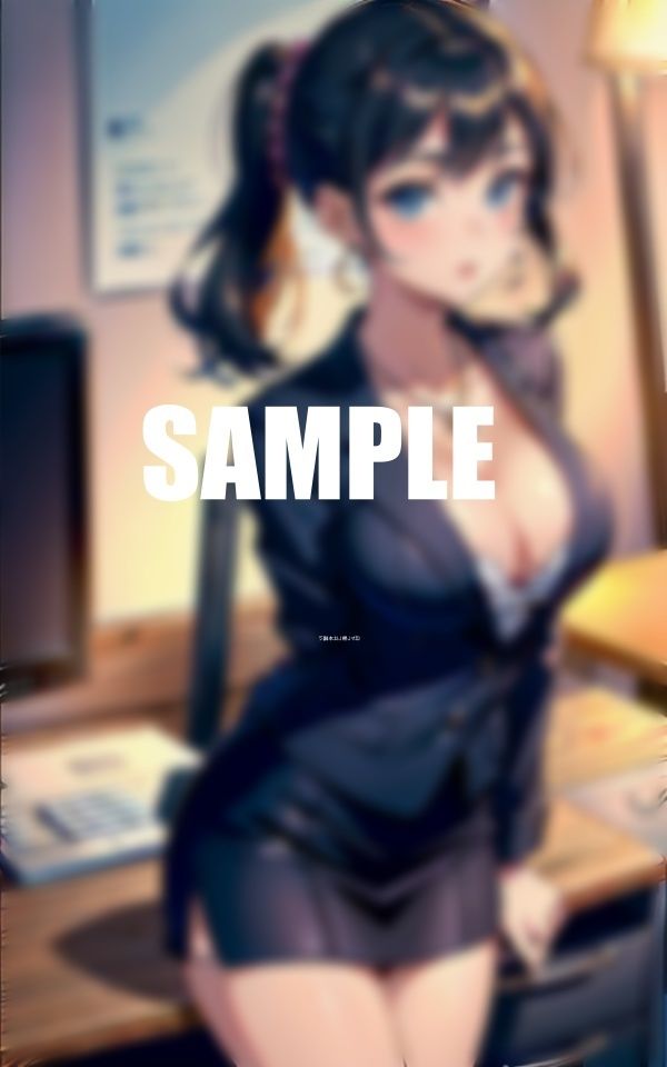 サンプル画像5:やりたがりの巨乳美女OLたちエロカワイイ彼女たちの誘惑(AI美女LABO.10) [d_568679]