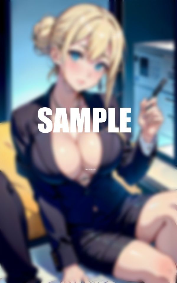 サンプル画像6:やりたがりの巨乳美女OLたちエロカワイイ彼女たちの誘惑(AI美女LABO.10) [d_568679]