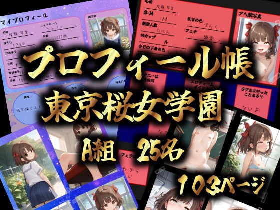 東京桜女学園 A組 プロフィール帳【官能処】