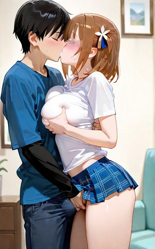 サンプル画像3:ベロキス  胸揉み  まさぐり  やりたい放題(AI幻想工房) [d_568869]