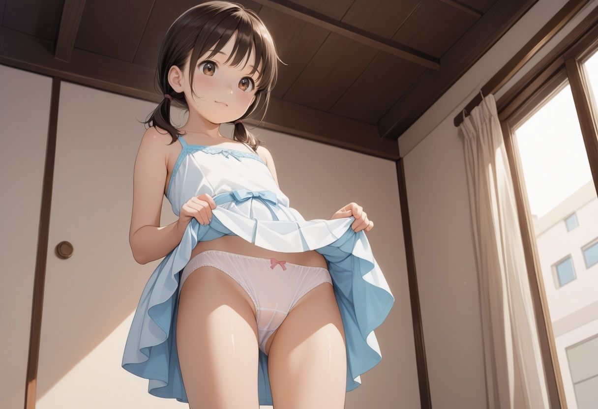 無防備なパンチラ少女を孕ませ～つるぺたな少女が種付けされ最後にはザーメンまみれになる～1