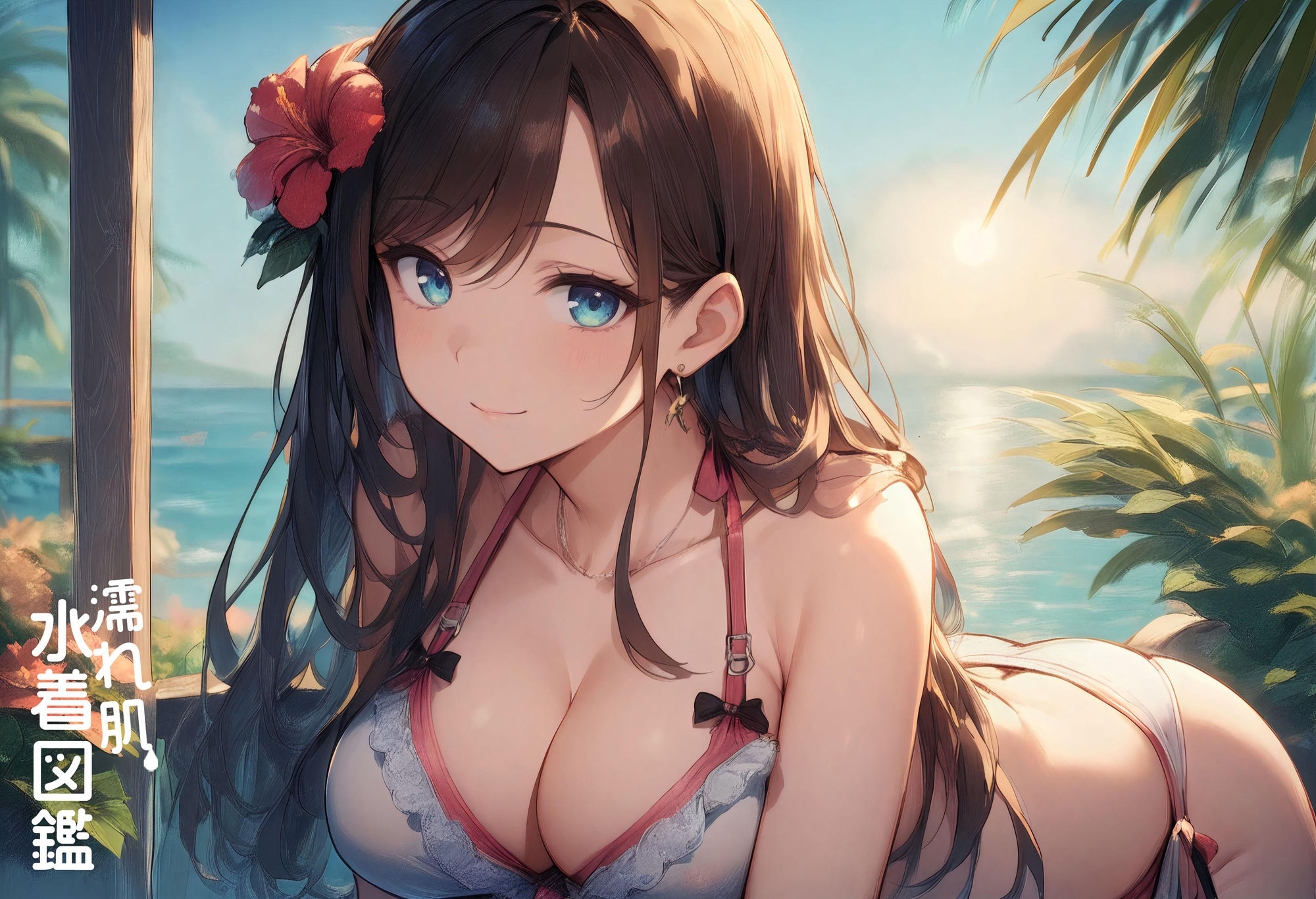 サンプル画像1:【4K超高画質】濡れ肌水着図鑑 – 若妻編 -(性癖ルームXXX) [d_569087]