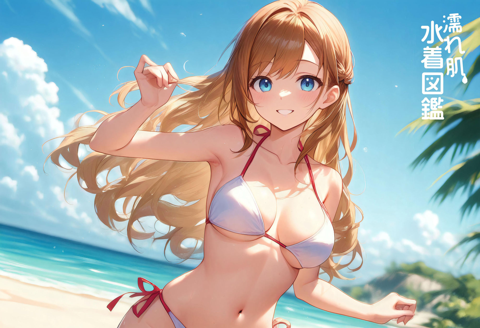 サンプル画像2:【4K超高画質】濡れ肌水着図鑑 – 若妻編 -(性癖ルームXXX) [d_569087]