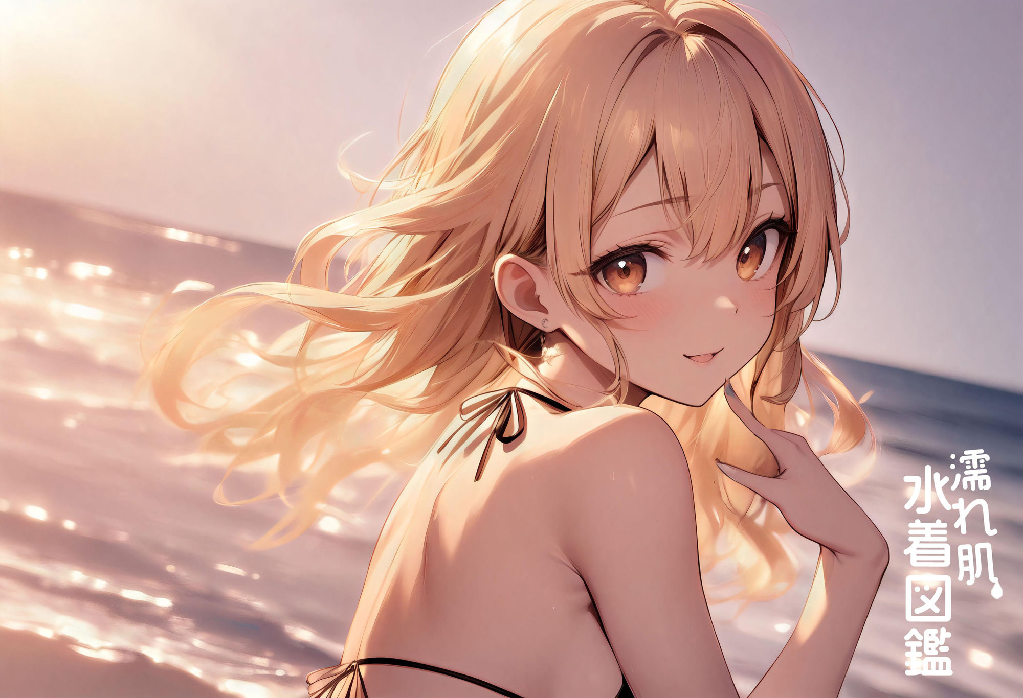 【4K超高画質】濡れ肌水着図鑑 - ギャル編 - 画像2