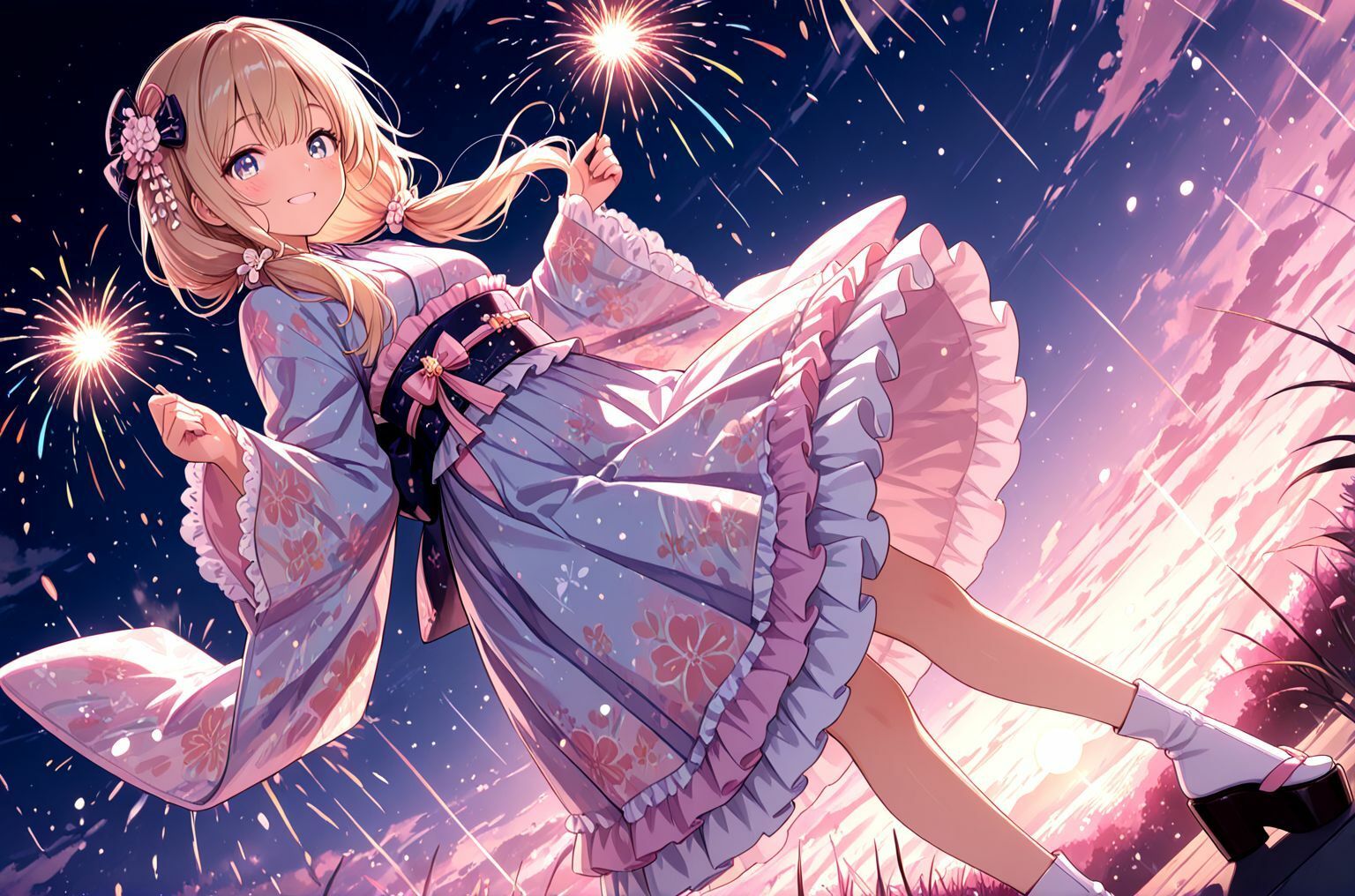 サンプル画像3:ミックスガールズコレクション  和服ミニスカ衣装のご当地美少女アイドルとえちえち打ち上げセックス(えちえち) [d_569098]