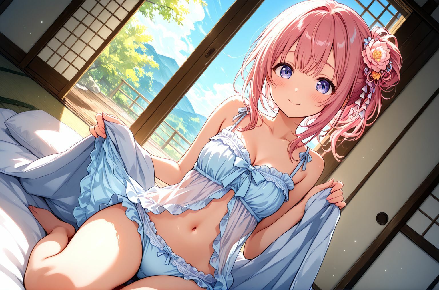 サンプル画像5:ミックスガールズコレクション  和服ミニスカ衣装のご当地美少女アイドルとえちえち打ち上げセックス(えちえち) [d_569098]