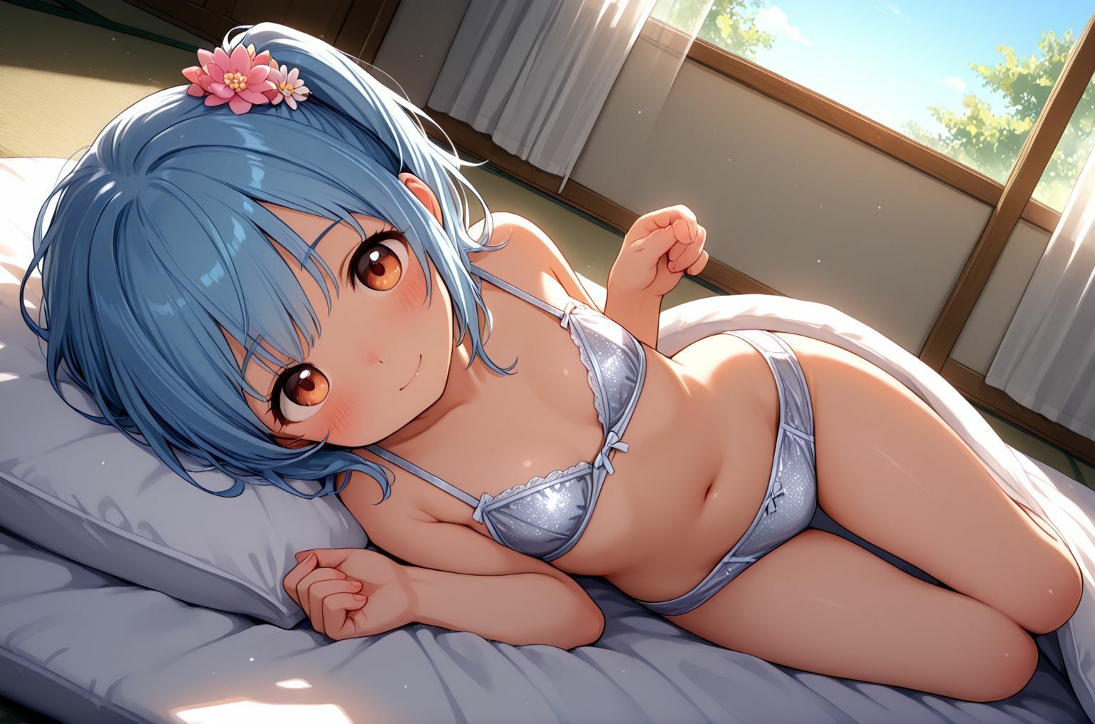 サンプル画像6:ミックスガールズコレクション  和服ミニスカ衣装のご当地ちっぱい美少女アイドルとえちえち打ち上げセックス(えちえち) [d_569109]