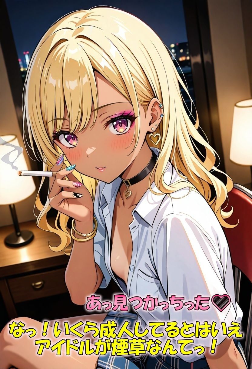 サンプル画像2:隠しきれない不良性癖 地下アイドル黒ギャルの堕落日誌(Trident（トライデント）) [d_569143]