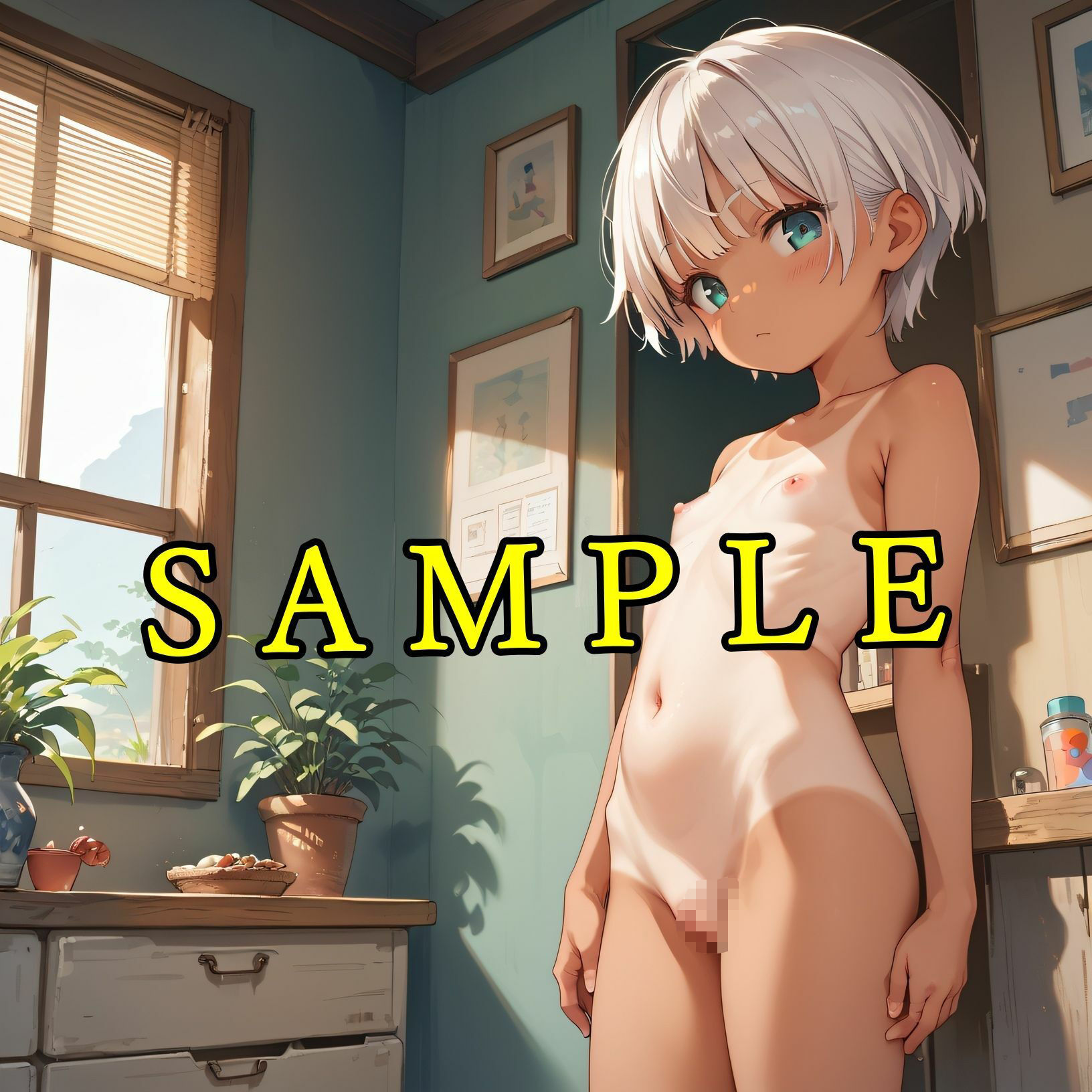 まんすじの館  日焼け少女 wa10シリーズ まめまめクリ子2D エロ画像8