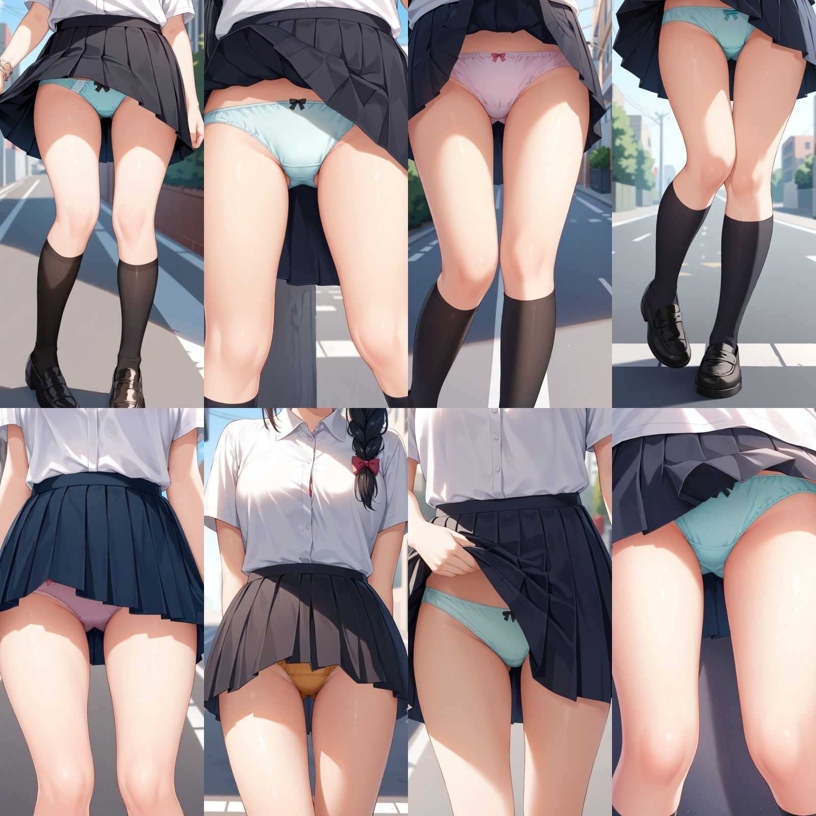 サンプル画像3:野外パンチラ盗撮2【500枚】(女子高生) [d_569214]