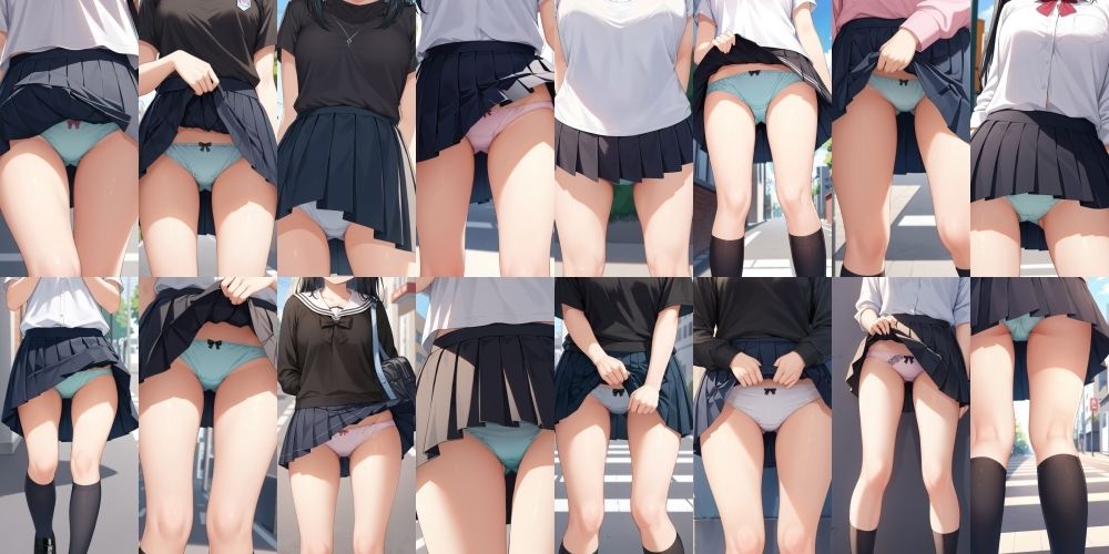 野外パンチラ盗撮2【500枚】 画像8
