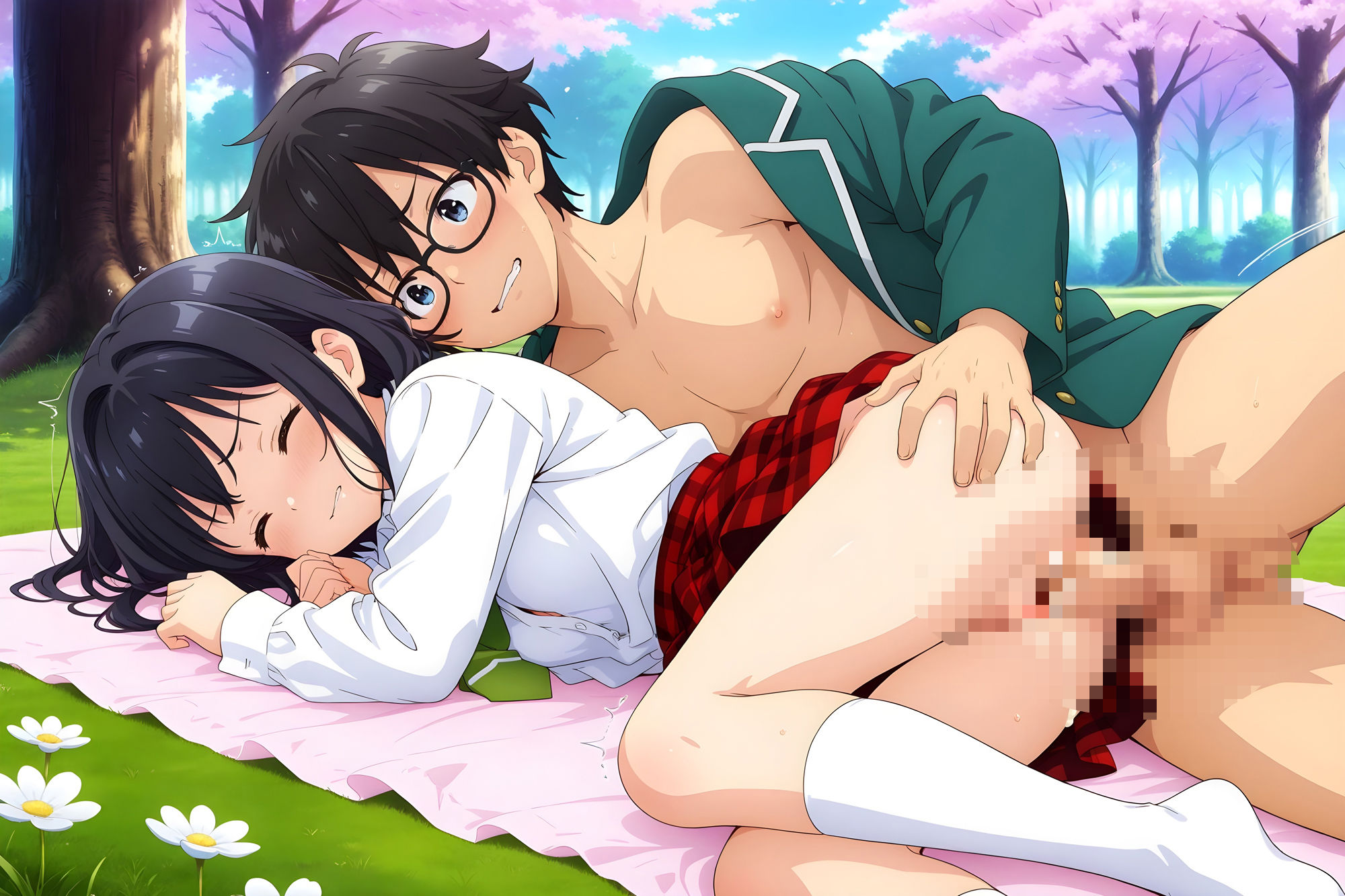 SEX★学園 〜エッチな花見〜7