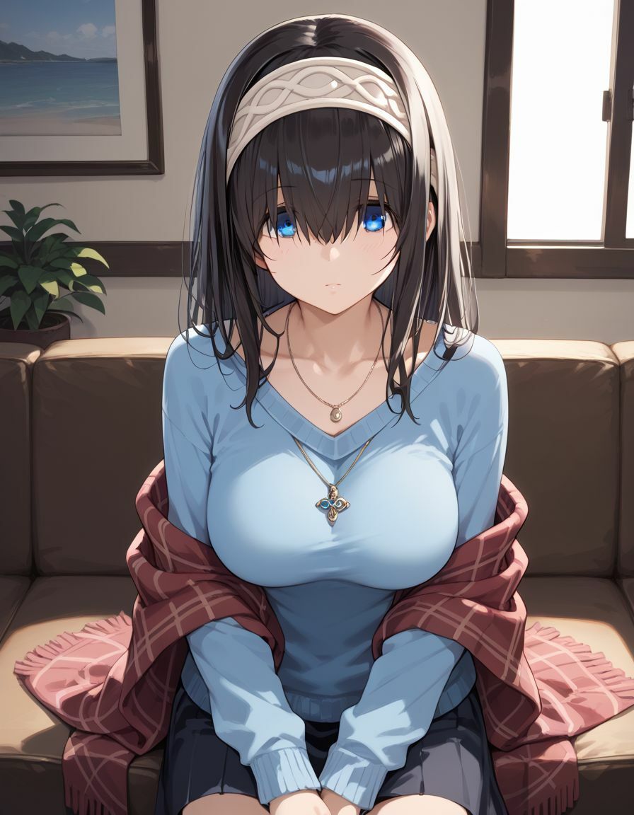 サンプル画像1:文学少女の夜 鷺○文香 イラスト集(ShoArt) [d_569354]