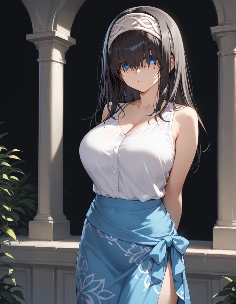 サンプル画像2:文学少女の夜 鷺○文香 イラスト集(ShoArt) [d_569354]