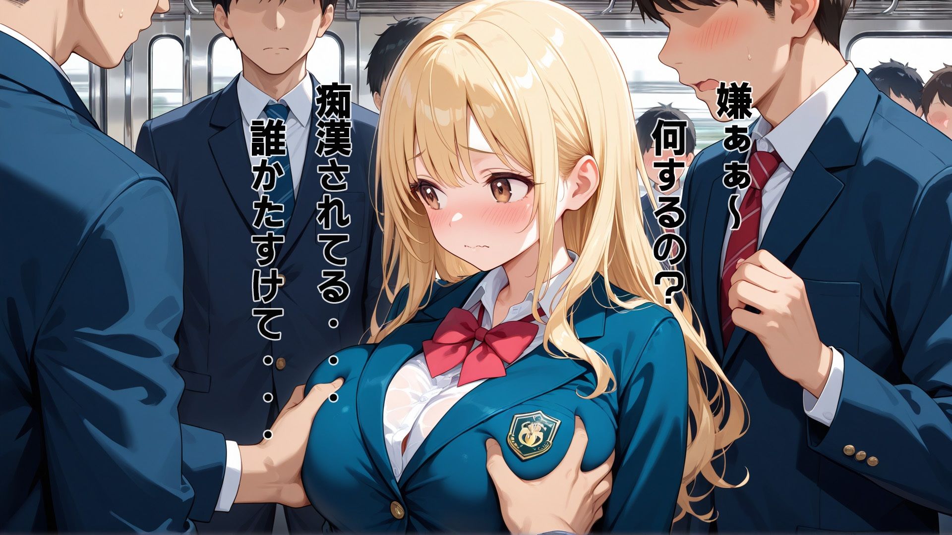 サンプル画像5:射精専用車車両に迷い込んでしまったJK(mirage) [d_569393]