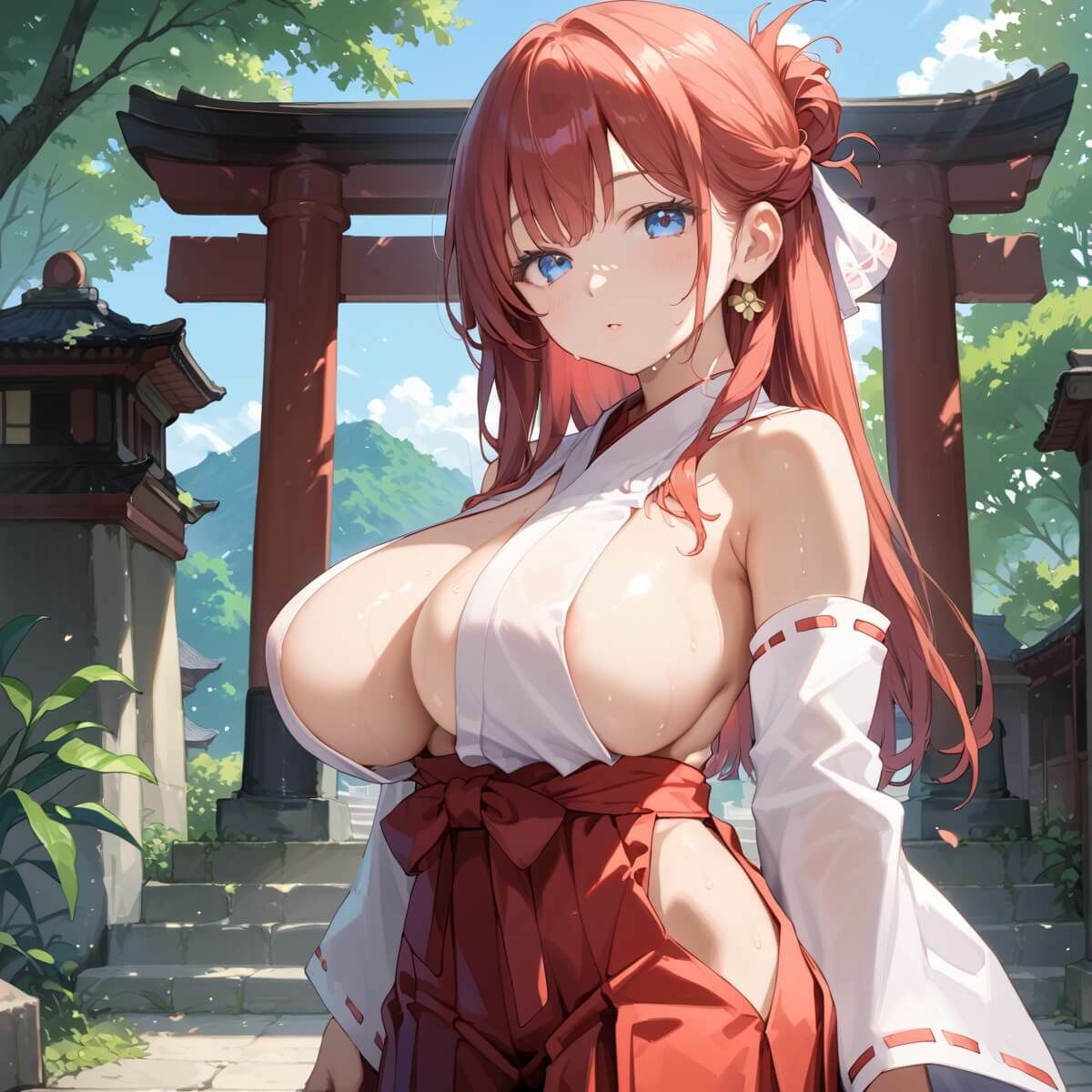 サンプル画像4:巫女と性なる神事〜神にささげる聖なるエッチ〜3【厳選CG200枚収録】(清純白書) [d_569426]