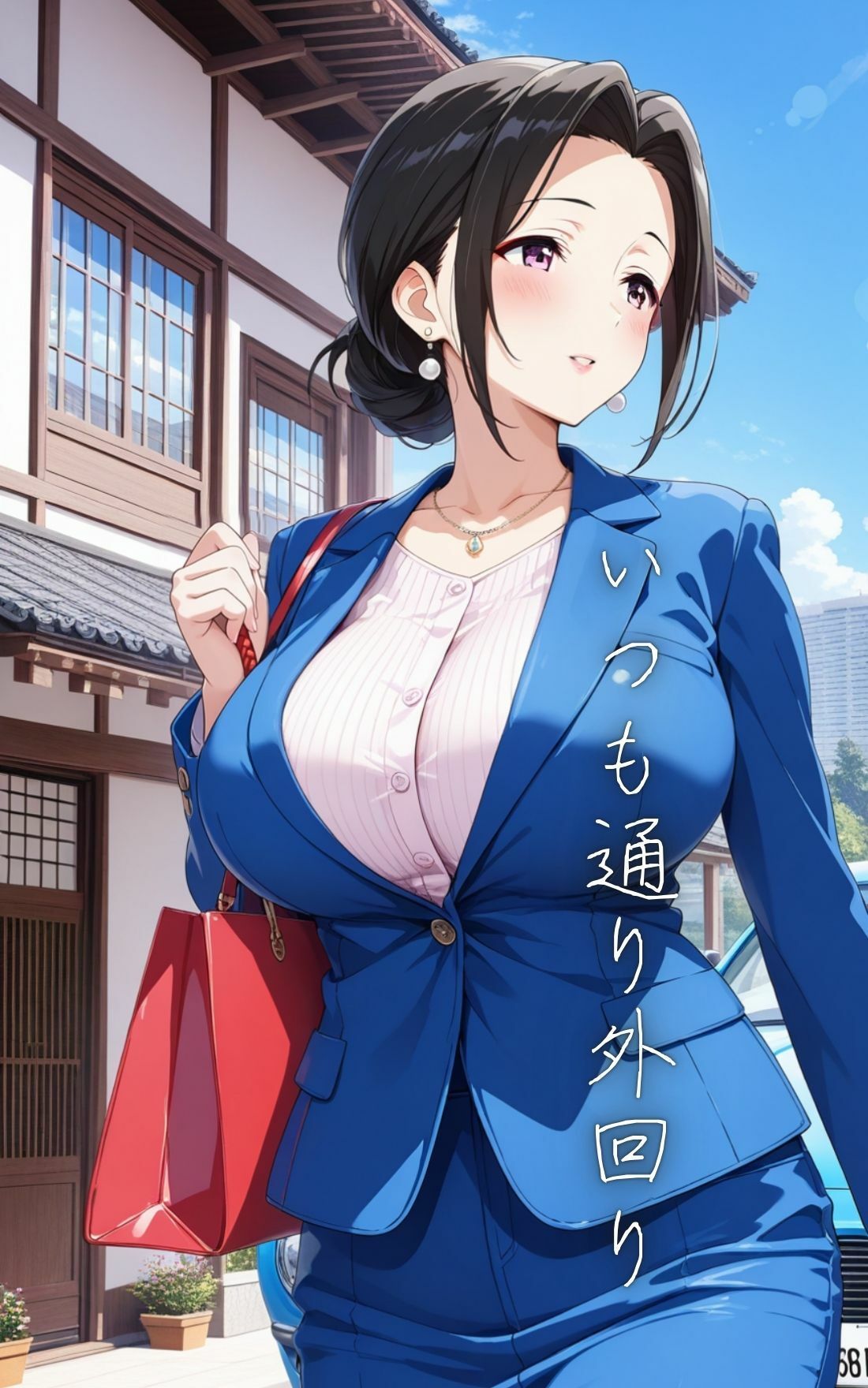 営業部の爆乳人妻 最近売り上げを伸ばした裏話 画像1