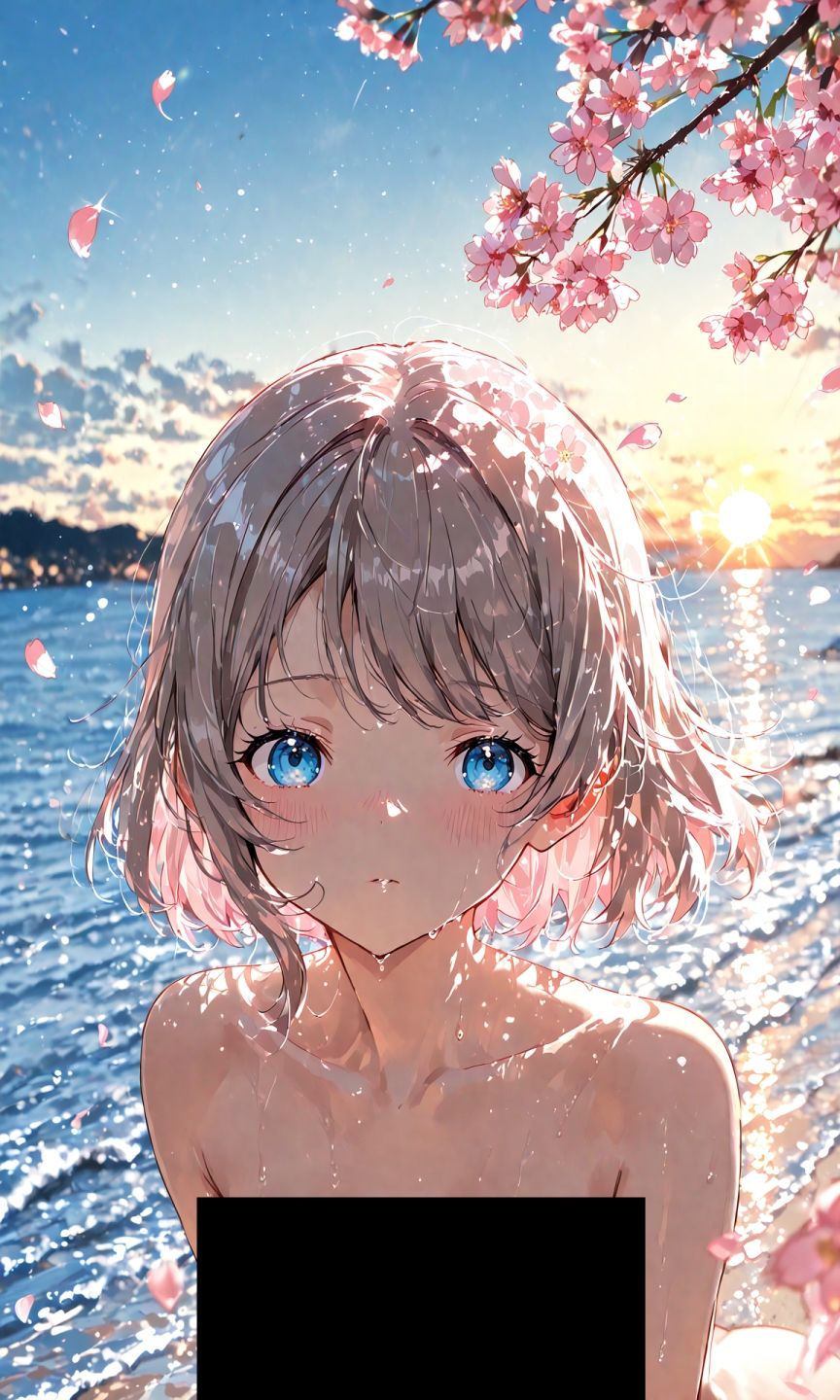 渡辺曜ちゃんのえっちな写真集〜春の晴れた朝の海編〜 画像8