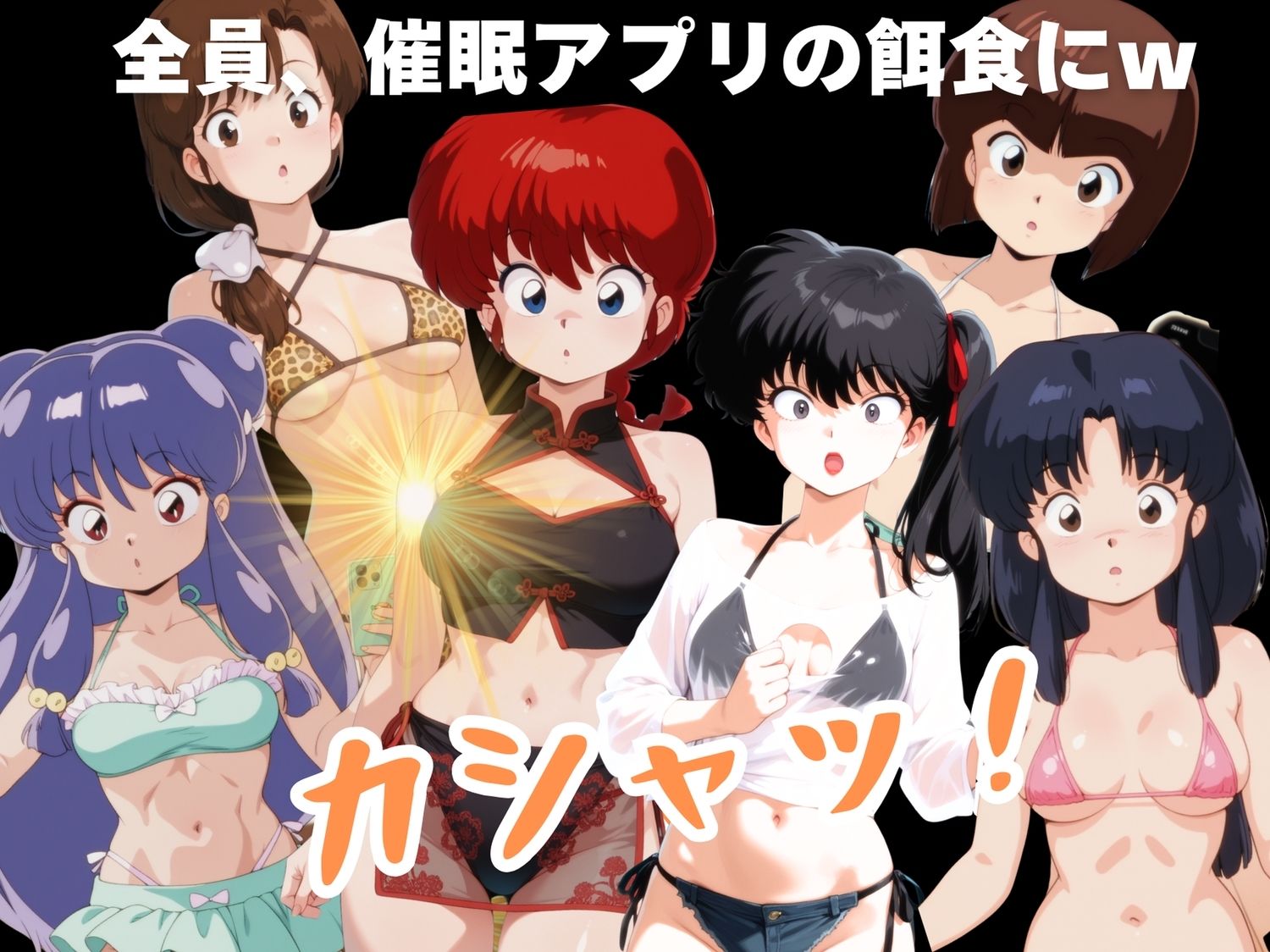 サンプル画像2:海辺の寝取られ遊戯 〜水着のヒロインたち〜(もふもふピクセルズ) [d_569456]