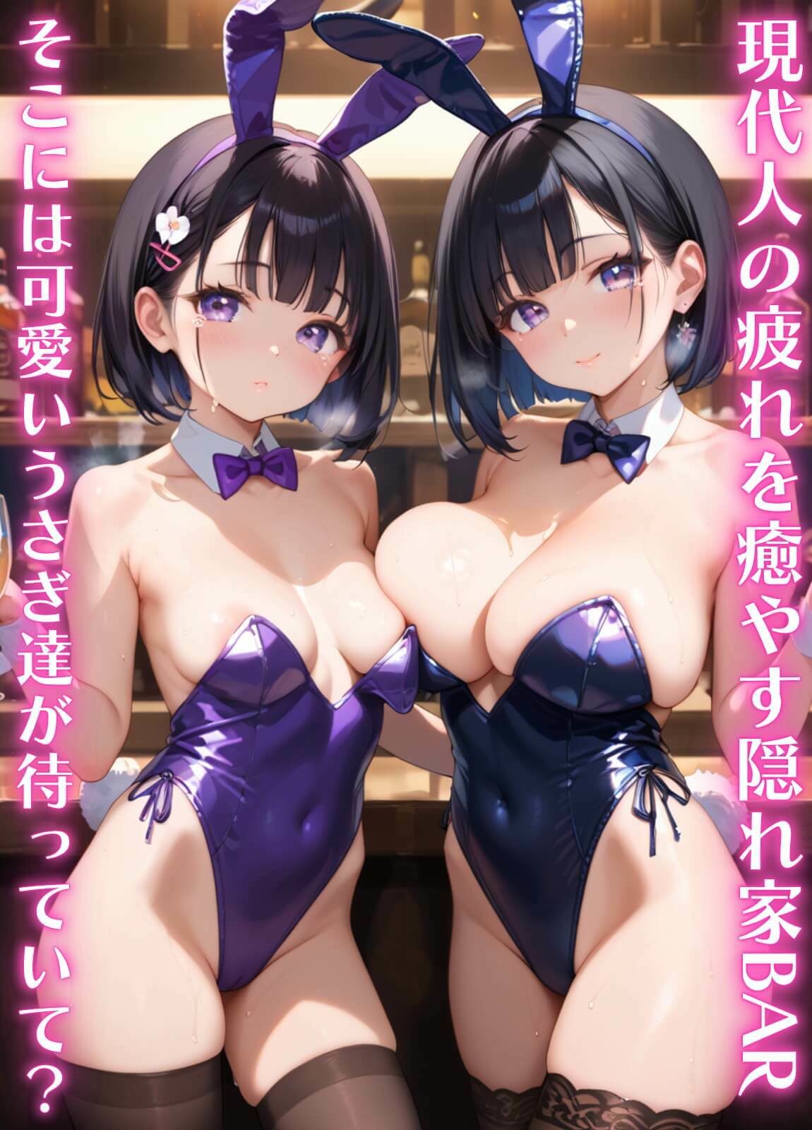 サンプル画像1:疲れたあなたを豊満バニーが癒します〜隠れ家BAR・ラビット〜9【厳選CG210枚収録】(清純白書) [d_569460]