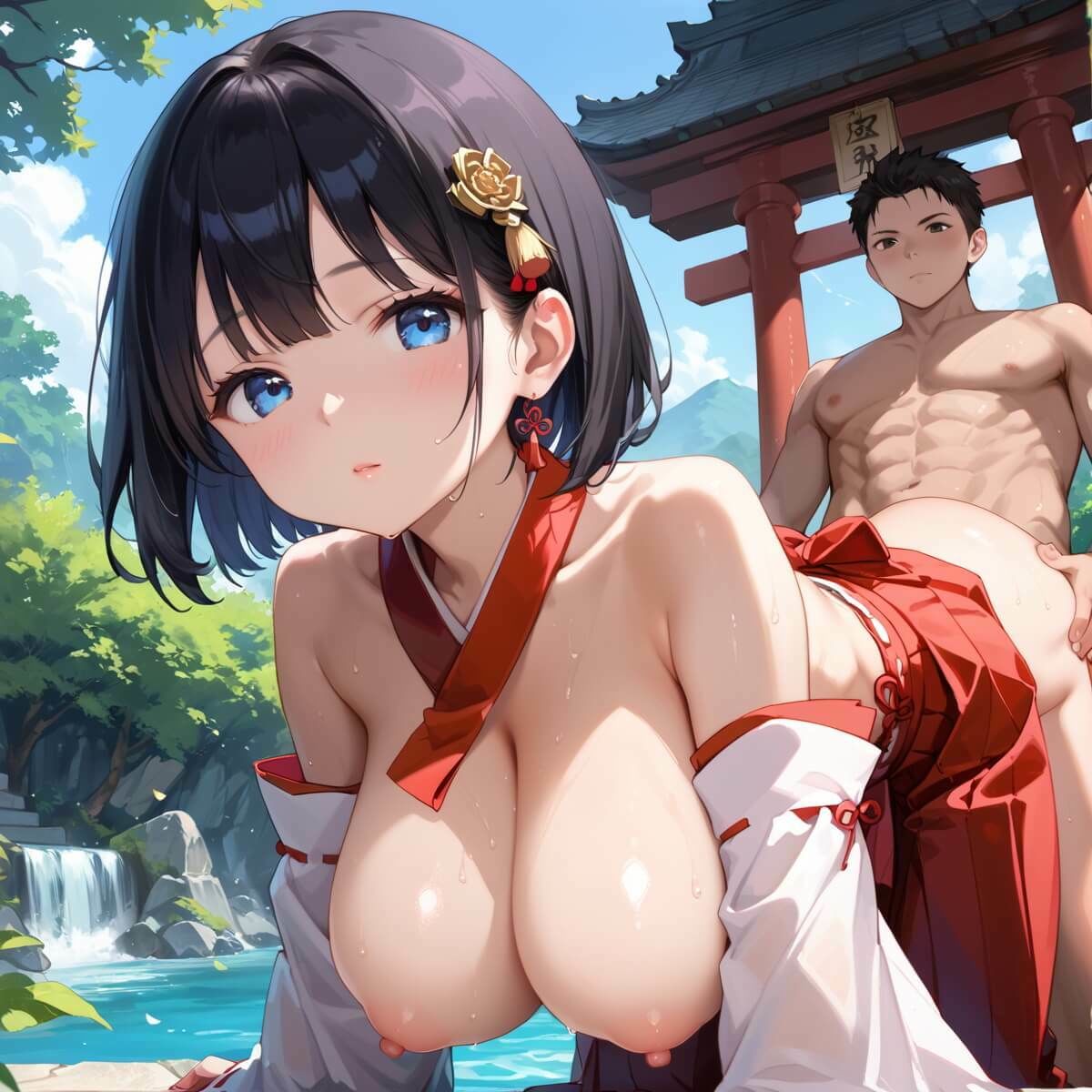 サンプル画像2:巫女と性なる神事〜神にささげる聖なるエッチ〜11【厳選CG200枚収録】(清純白書) [d_569471]