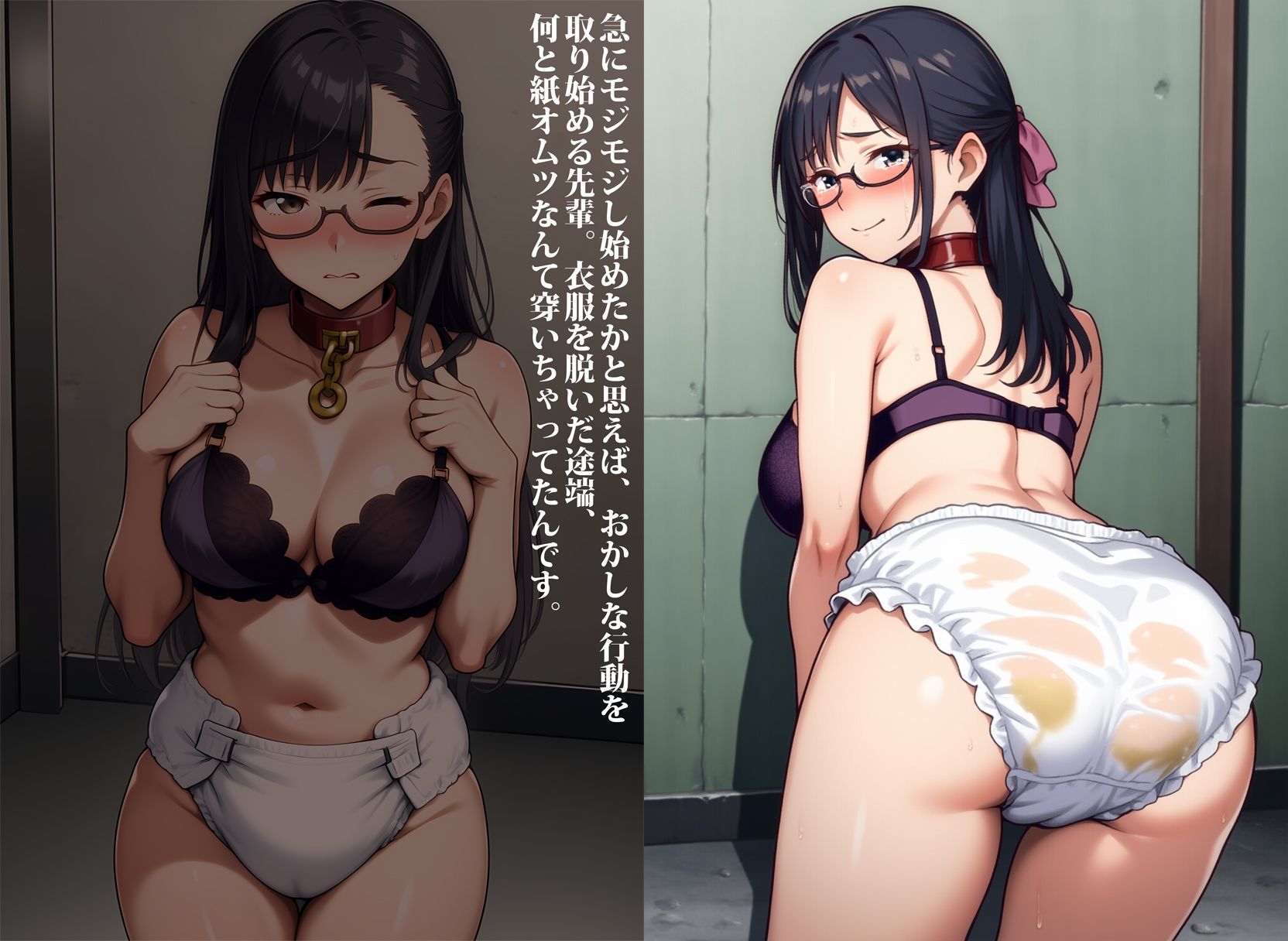 業務命令でオムツ失禁させられる慰安OL 画像4