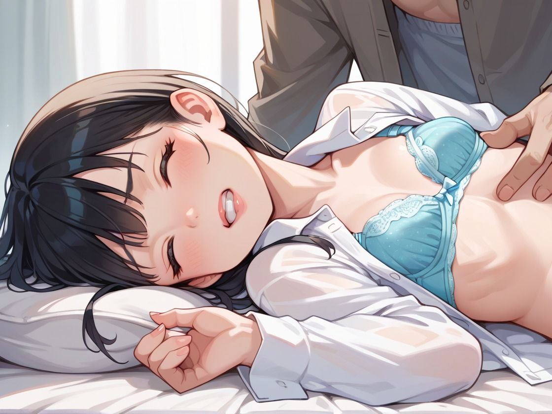 サンプル画像2:性教育  妹に中出し  〜伯父と兄の調教〜(るーくるーく) [d_569477]