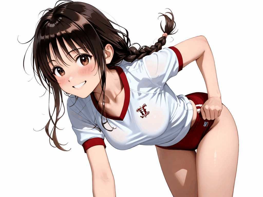 ブルマの女の子 OB 画像1