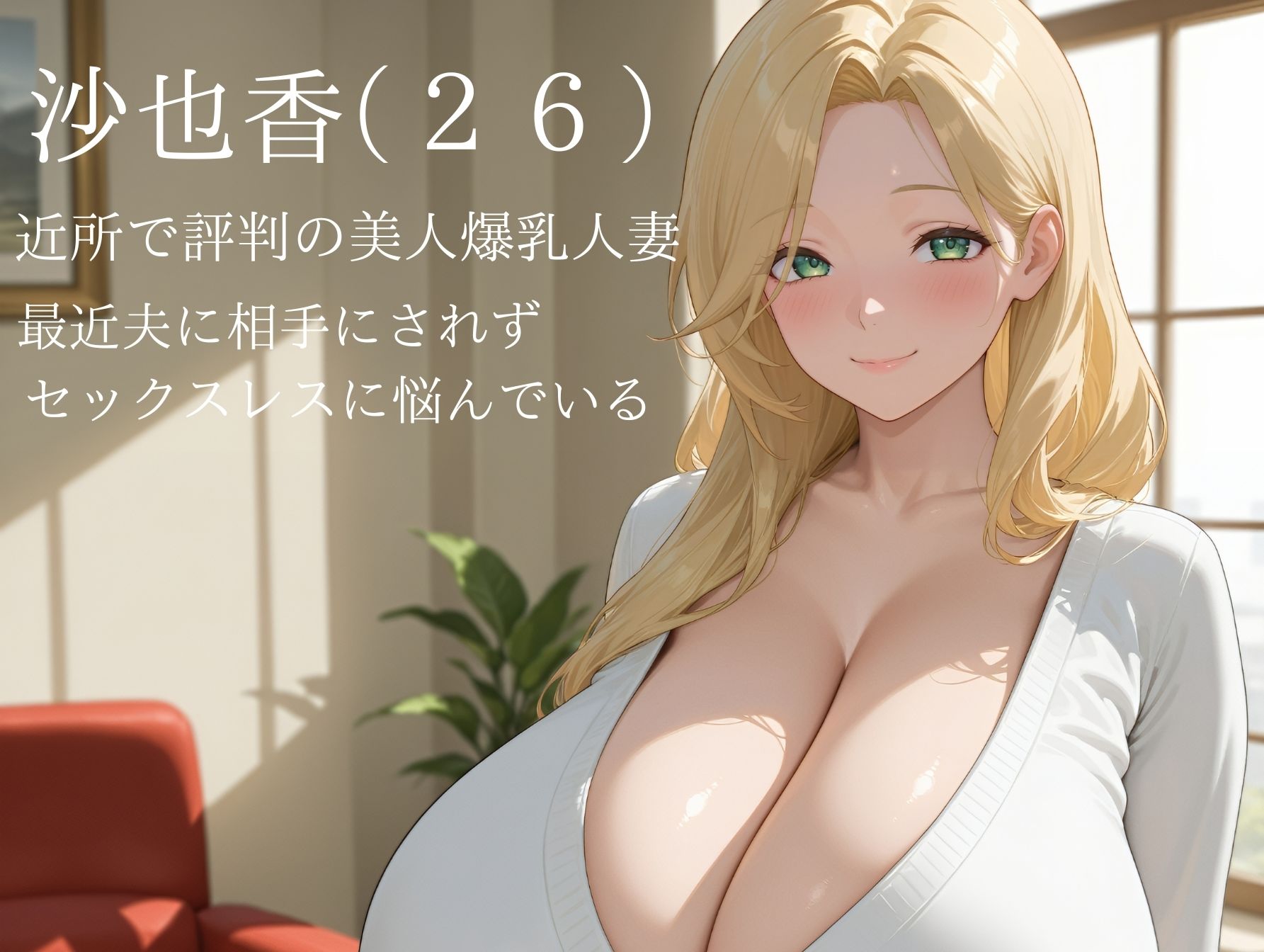 サンプル画像2:セックスレスに悩む爆乳人妻が中年汚ちんぽで快楽堕ち(（株）zou乳業) [d_569494]