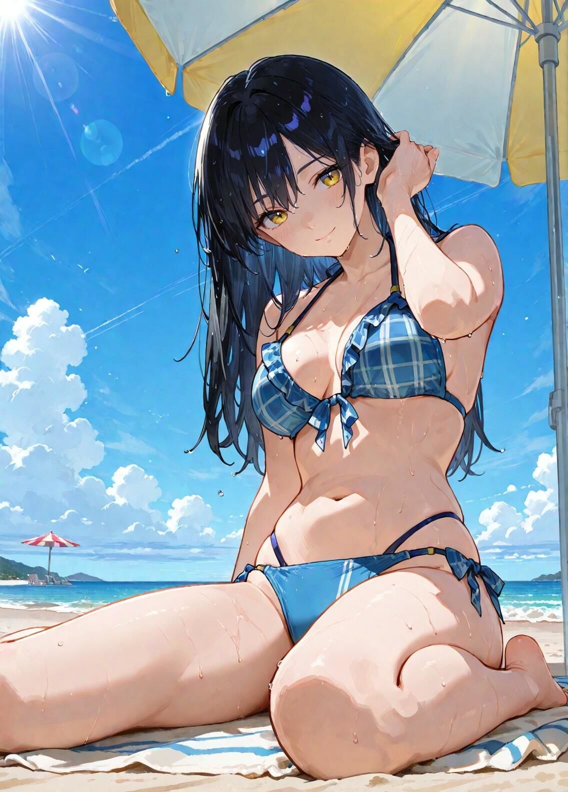 サンプル画像1:「機動戦士Gundam GQuuuuuuX」ニャアン セクシー写真集2（全500枚）(人の海) [d_569613]