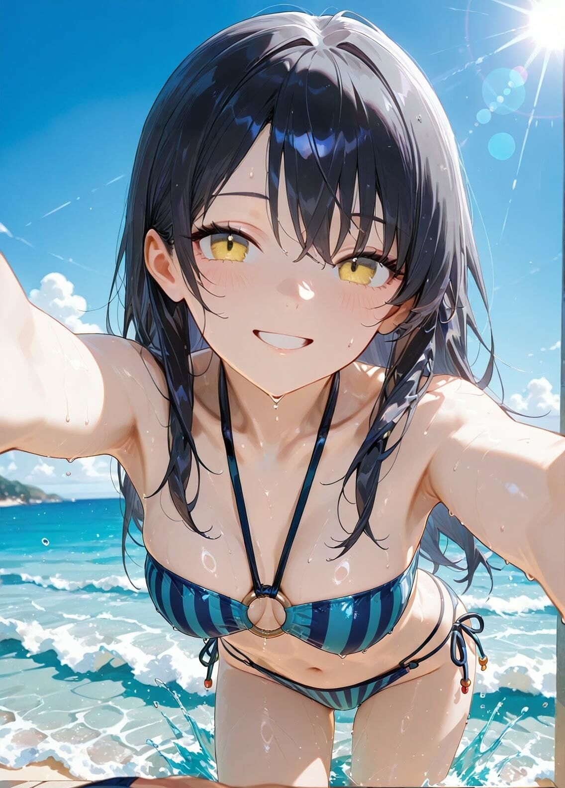 サンプル画像2:「機動戦士Gundam GQuuuuuuX」ニャアン セクシー写真集2（全500枚）(人の海) [d_569613]