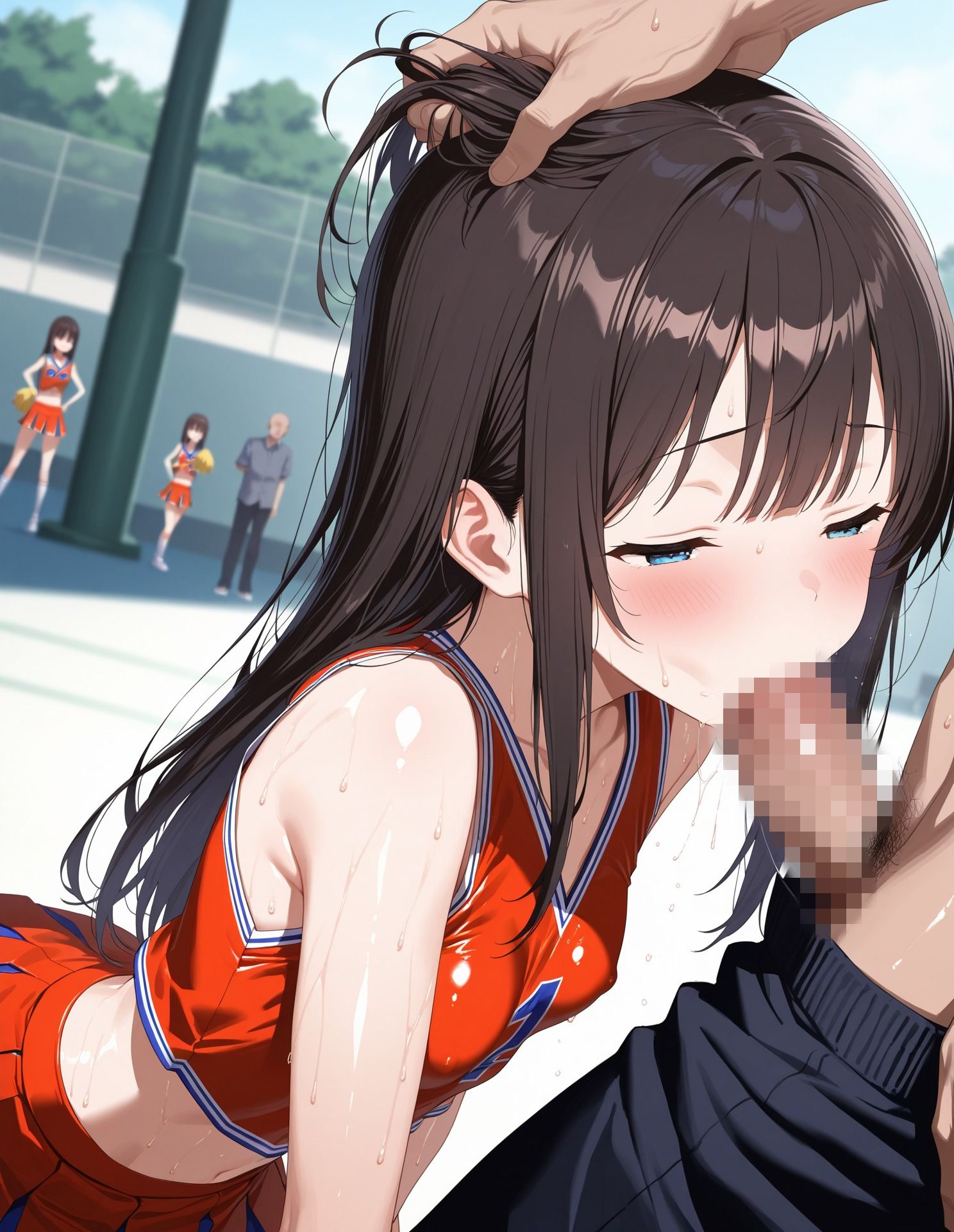 サンプル画像6:チア少女にいたずらしてみる(生はむ少女) [d_569665]