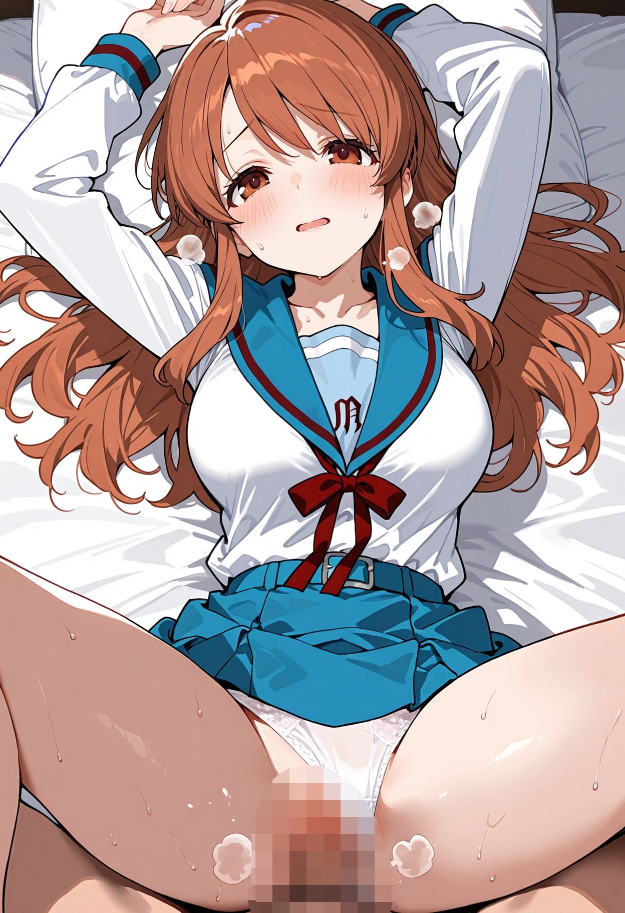 サンプル画像5:涼◯ハルヒの憂鬱 朝◯奈みくる エロCG集(さすみゃ) [d_569692]