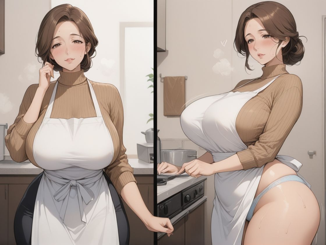 サンプル画像1:隣の人妻を突撃訪問して種付けプレスするまで(すきやきんまん) [d_569701]