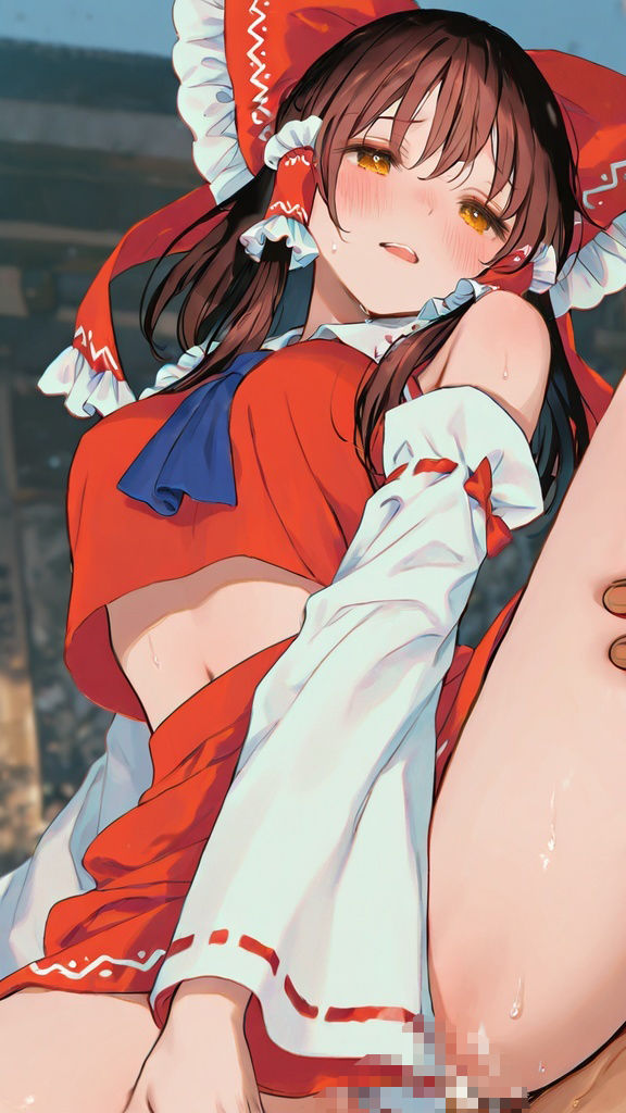 サンプル画像2:霊夢の手コキとセックス集（132枚）(しゃるな) [d_569878]