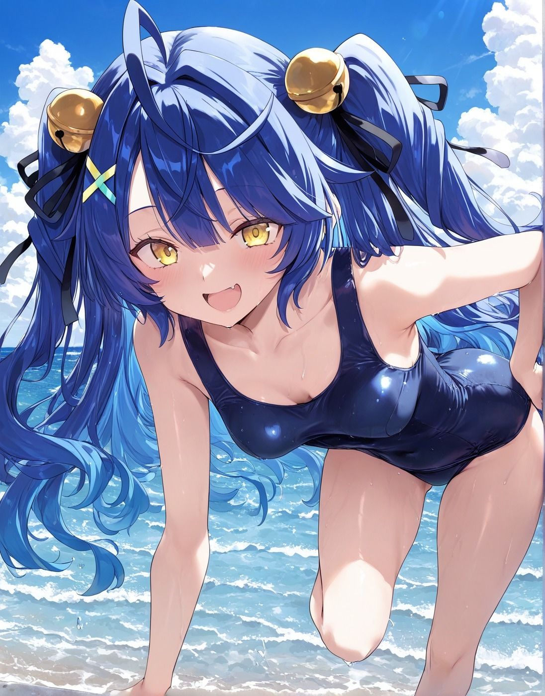 サンプル画像3:に〇ライバー大集合！いちゃいちゃサマー水着えっち！(あいすてぃー) [d_569893]