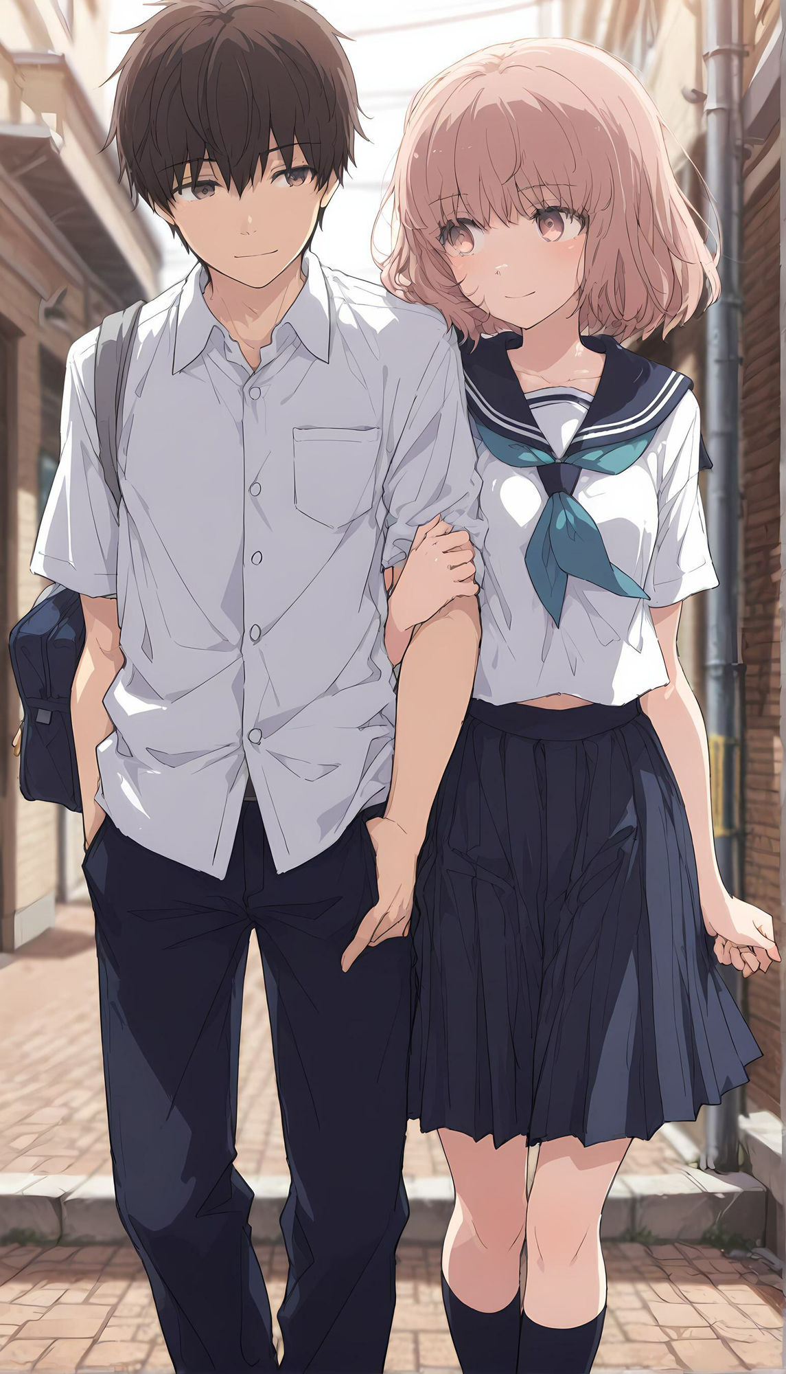 サンプル画像1:ゆるふわ茶髪美少女JKとの密着えっちが止まらない〜学校編〜(サファイアの理想郷) [d_569946]