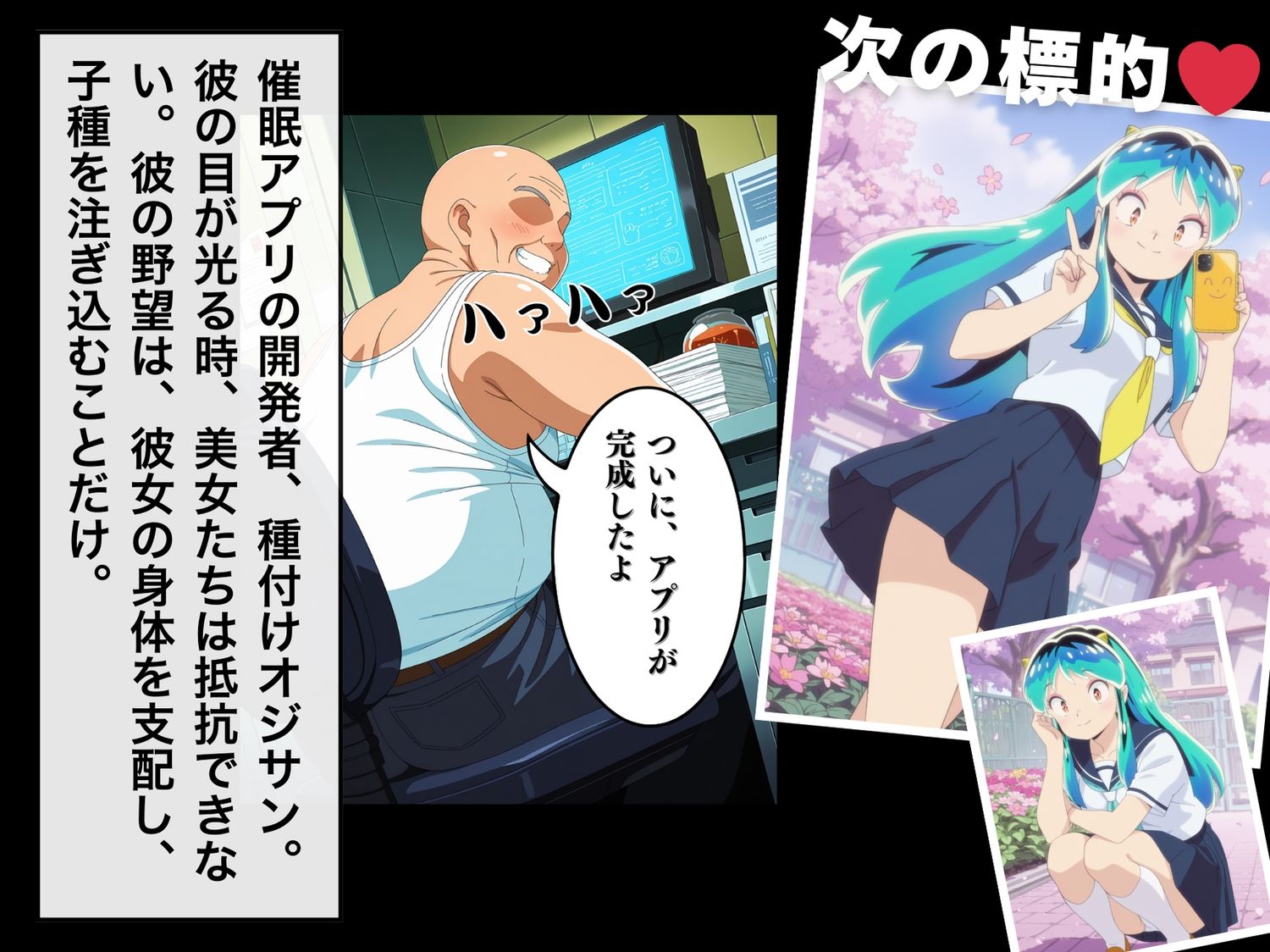 サンプル画像1:【寝取られ】うる星や◯ら ラ◯ 〜種付け、妊娠へ〜(こたつで待ってる。) [d_570026]