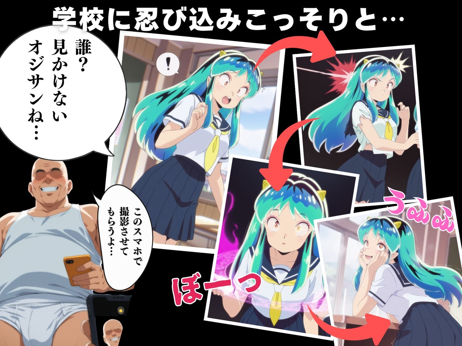 サンプル画像2:【寝取られ】うる星や◯ら ラ◯ 〜種付け、妊娠へ〜(こたつで待ってる。) [d_570026]