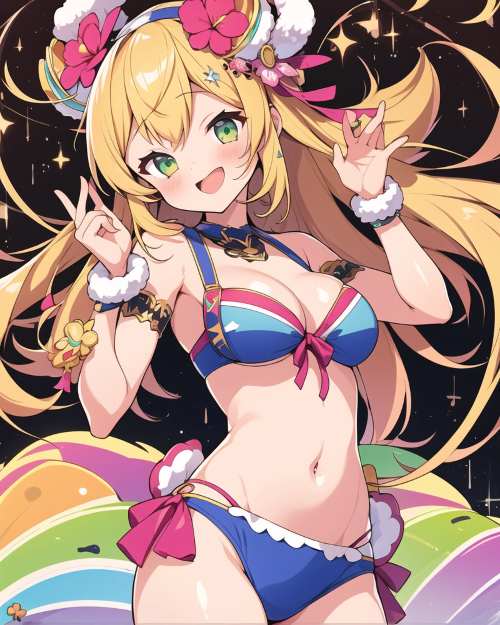 サンプル画像1:プレミアム  アイドル達のビーチで大運動会  画像集354枚(プレミアムとうもころし) [d_570065]