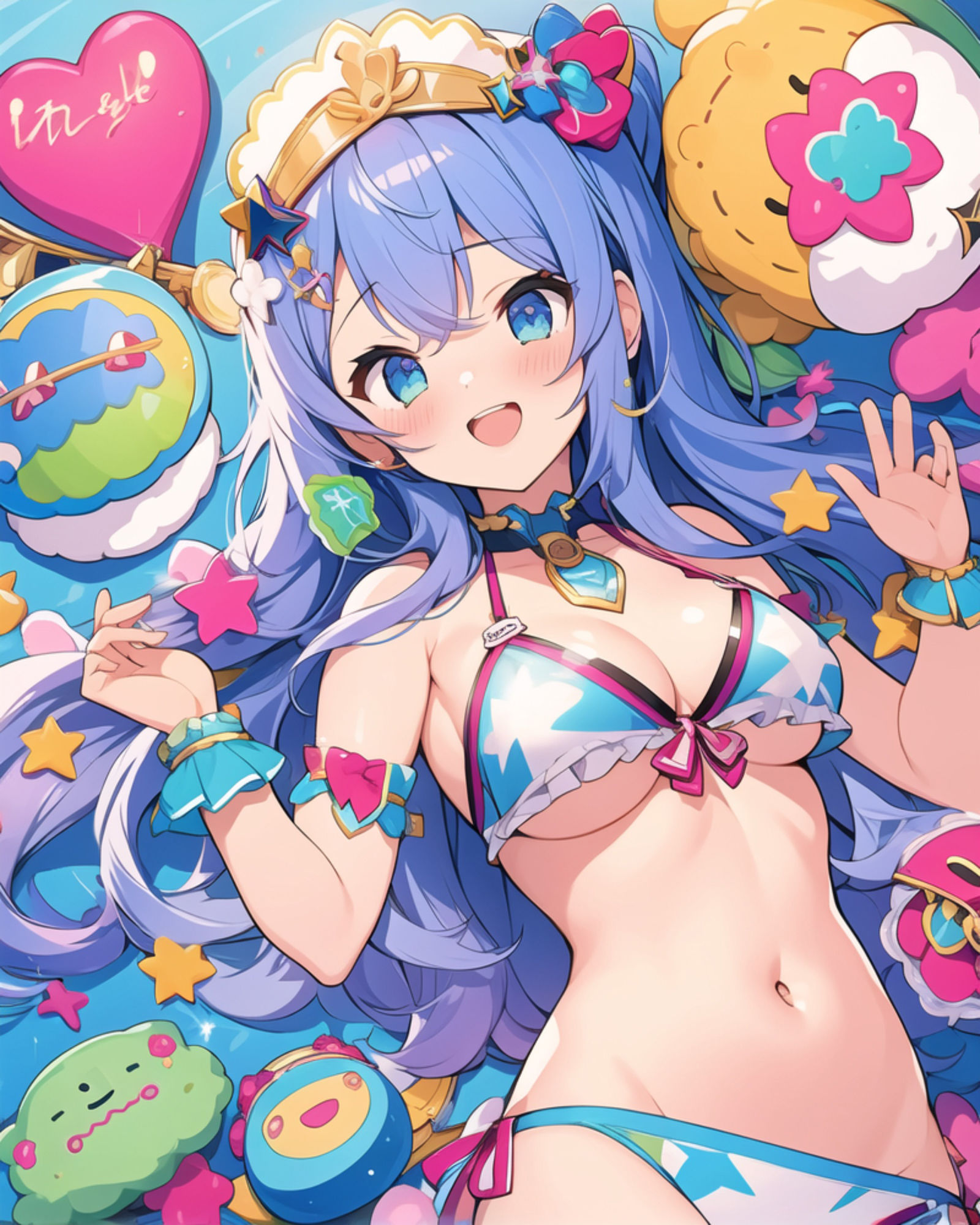 サンプル画像5:プレミアム  アイドル達のビーチで大運動会  画像集354枚(プレミアムとうもころし) [d_570065]