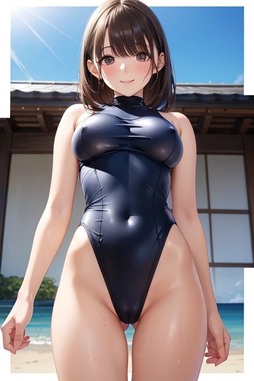 『ぬれた瞳、灼けた肌。』AIグラビア・真夏の記憶編 画像3