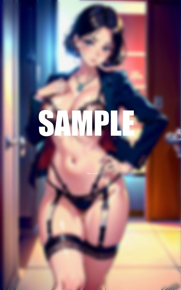 ガーターベルト巨乳美女OLたち男欲しいわぁ〜頂戴突きまくってぇ〜