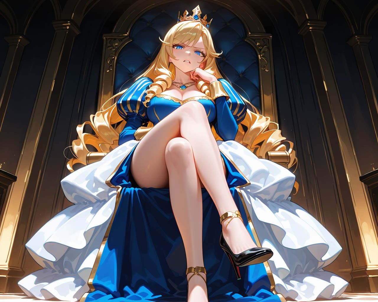 サンプル画像5:女王墜ちる 〜キモデブ勇者の俺が魔王を倒した報酬で女王を肉便器にした〜(たからかね出版) [d_570113]