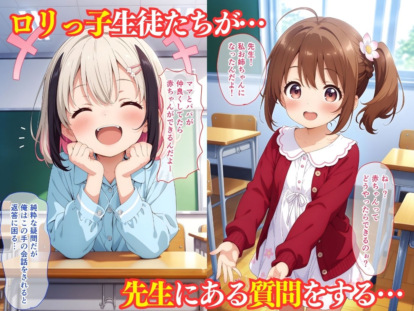 d_570149先生!赤ちゃんはどうやって産まれるの?教えて♪のエロ画像1