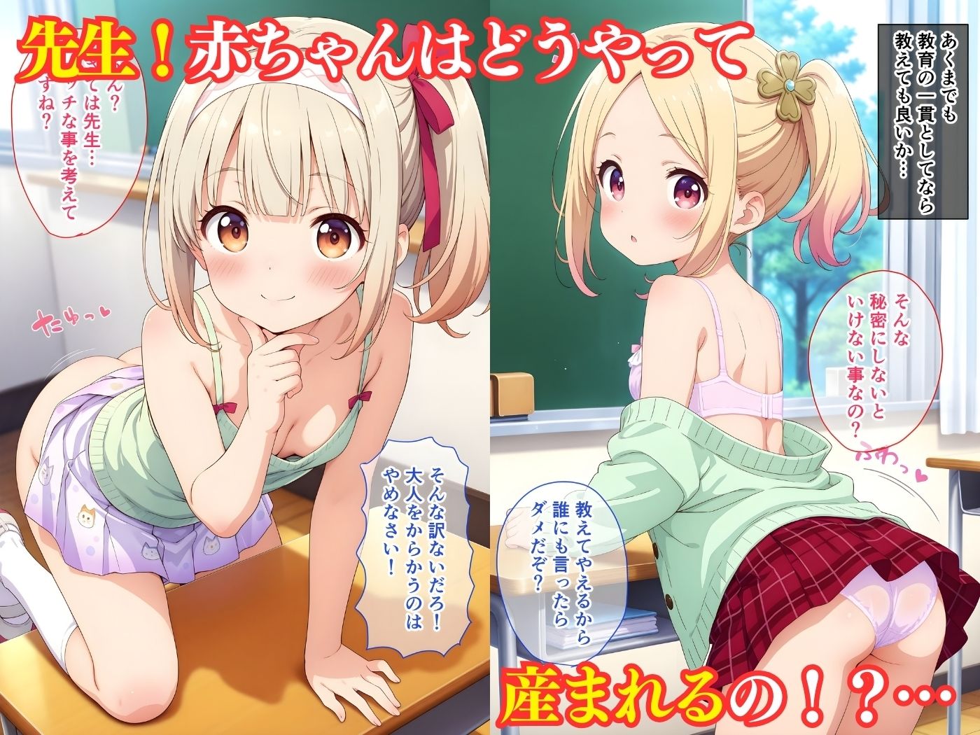d_570149先生!赤ちゃんはどうやって産まれるの?教えて♪のエロ画像2